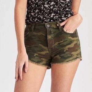 Vintage hi-rise festival camp shorts
